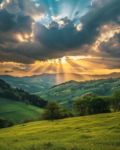 Romantik pur: Französischer Sonnenuntergang