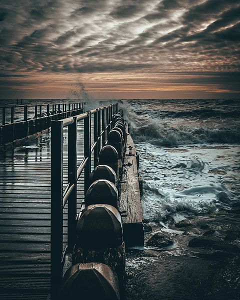 Storm at Westkapelle by The Utregter Photoraphy