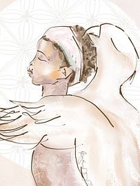 Girl and the Eagle ll by YADE