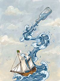 Sailing Ship Bottle Journey sur HUGO
