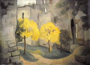 Ansicht in Visby, Gotland. Dorothea Maetzel-Johannsen. 1925