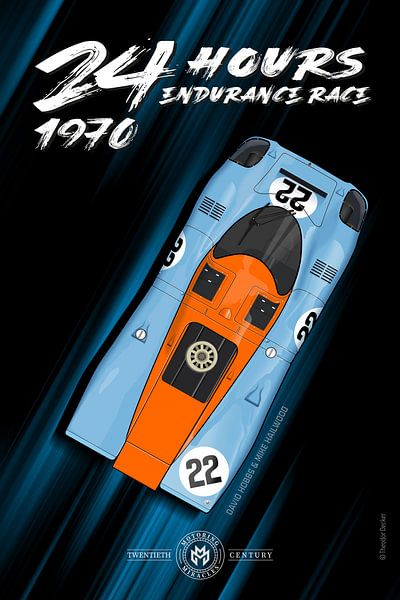 24 Hours Endurance Race 1970, Hobbs + Hailwood by Theodor Decker
