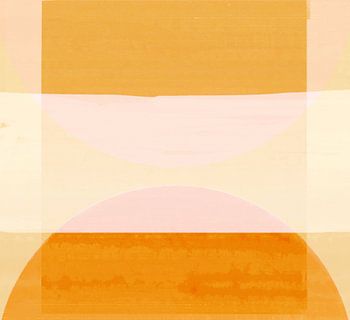 Abstrakte Gelbe Bauhaus Formen