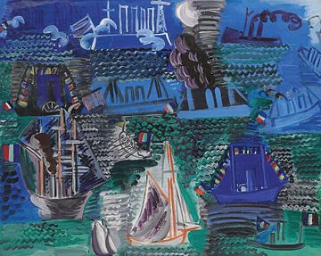 Raoul Dufy - Boote (circa 1930) von Peter Balan