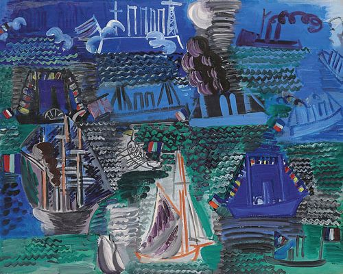 Raoul Dufy - Boote (circa 1930)