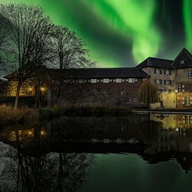 Northern Lights above Castle Dinslaken by Photo Art SD