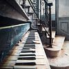 Detail of Abandoned Piano. by Roman Robroek - Photos of Abandoned Buildings
