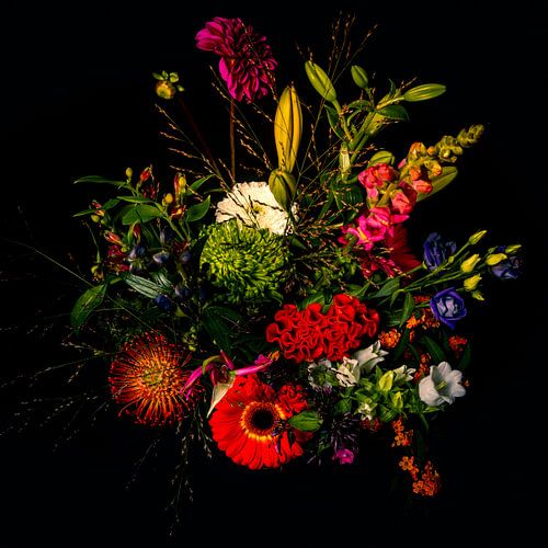 Vintage flowers by Hermen Buurman