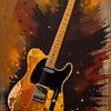 Elektrische Gitarre Abstrakte Kunst von MIROKKU