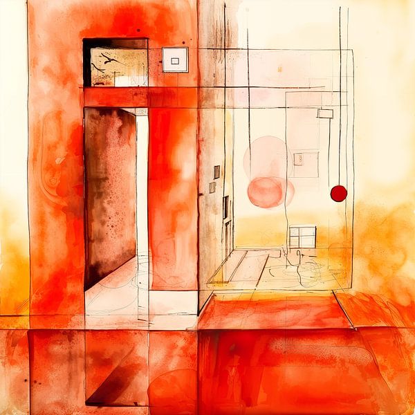 Modern Abstrakt 365992 von Abstraktes Gemälde