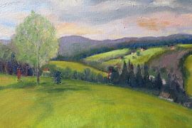 Boheems Landschap. van JeannineC
