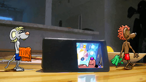 Sonnenstudio auf Küchentisch