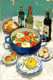 Blauwe Pan | Un délicieux dîner entre amis