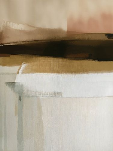 Abstrait moderne dans des tons ocres