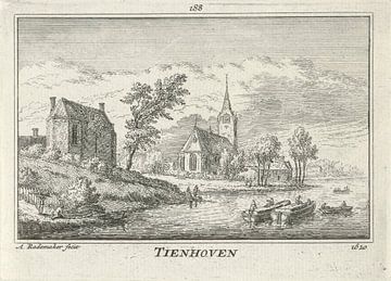 Abraham Rademaker, Ansicht von Tienhoven, 1620,