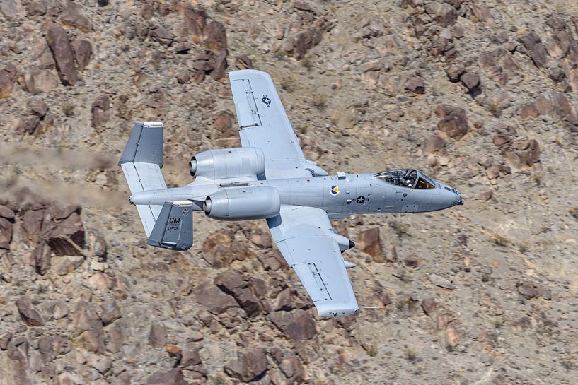 Low-flying Fairchild Republic A-10 Thunderbolt II. by Jaap van den Berg