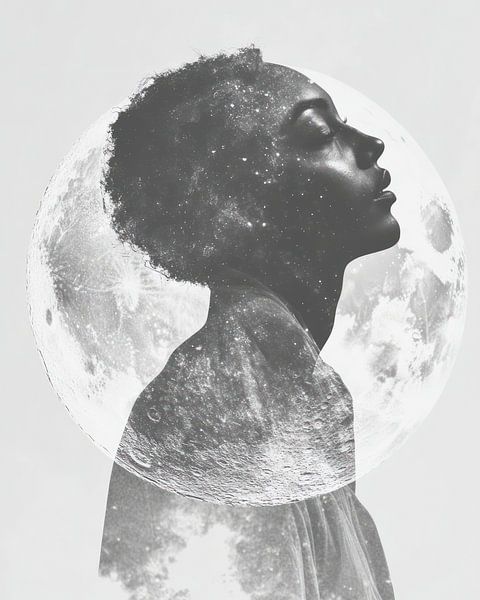 Vers la lune par Franka Poulain