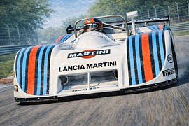 Piercarlo Ghinzani im Lancia LC1