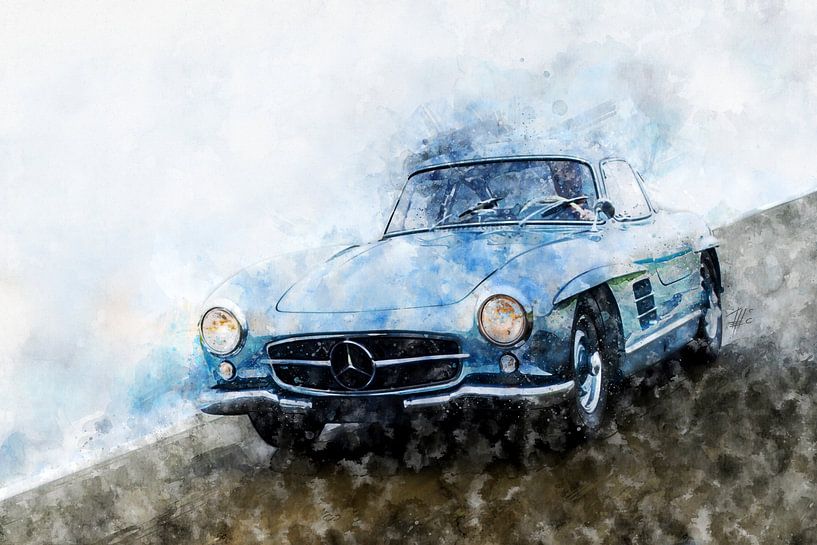 Aile de mouette 300SL par Theodor Decker