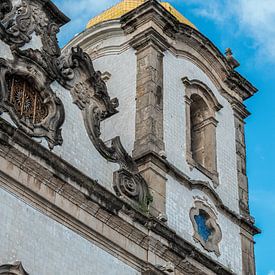 Senhor do Bonfim kerk in Salvador, Bahia, Brazilië van Castro Sanderson