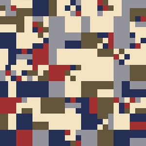 Geometrie und Randomisierung - abstraktes Wintermuster
