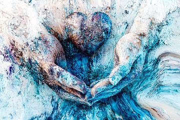 Beschermende handen met hart van Art & Soul Creations