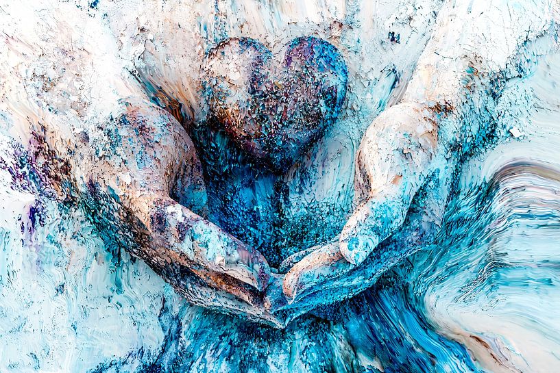 Protective hands with heart by Art & Soul Creations