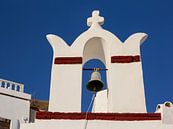 Church bell at Santorini, Greece by Adelheid Smitt thumbnail