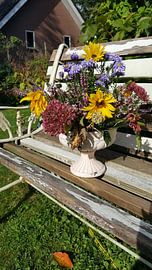 Bont boeket by Britt Groen