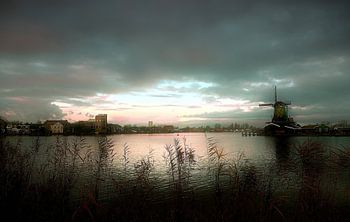 Zaanse Schans, oud hollandse luchten.