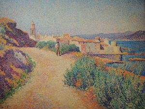 Maximilien Luce, Saint-Tropez. Der Weg zum Friedhof