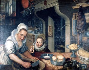 Niederländische Küche, unbekannter Künstler