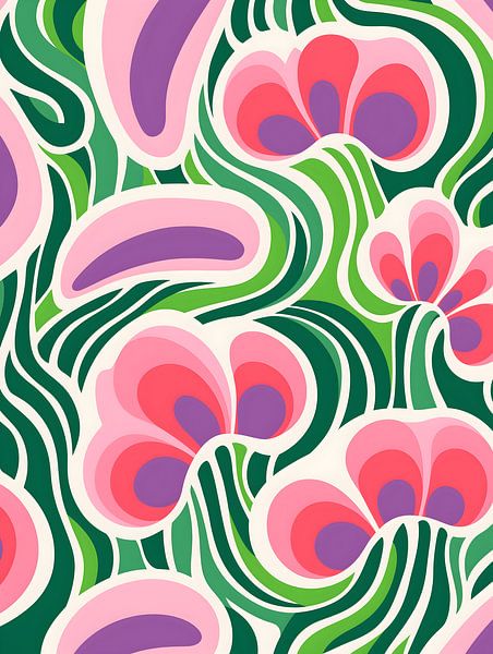 Flowers Pattern I by Gypsy Galleria