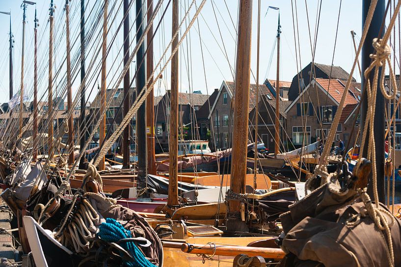 Afgemeerde Botters in Spakenburg by Brian Morgan
