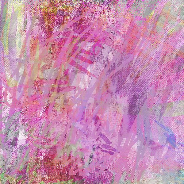 Font I texture pink and rose by Claudia Gründler