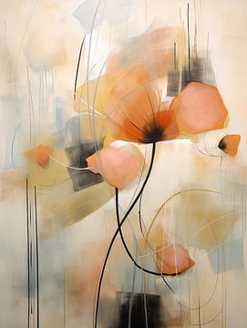 Bloemen abstract van Bert Nijholt