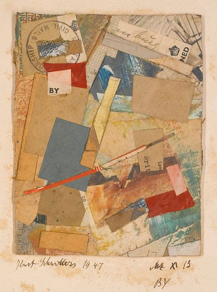Kurt Schwitters - Mz X 13 (1947) par Peter Balan