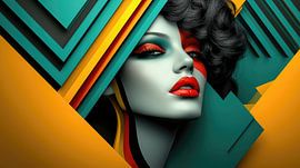 Geometrie der Eleganz von Klaus Tesching - Art-AI