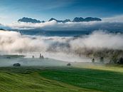 Blick über den Geroldsee zum Karwendel von Andreas Müller Miniaturansicht