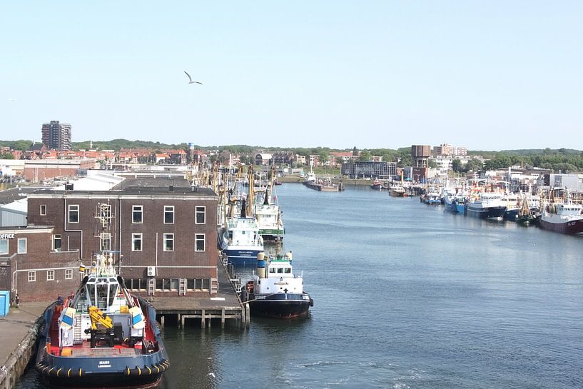 Le port d'IJmuiden par Fela de Wit