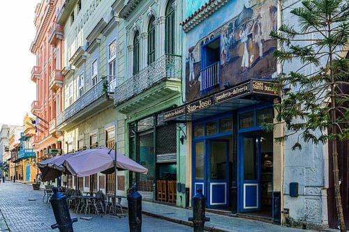 Straatleven in Havana, Cuba