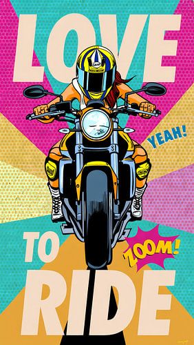 LOVE TO RIDE – Concentrée et Intrépide