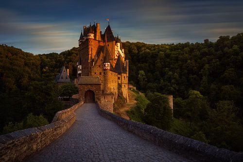 Eltz Castle sunset by Wojciech Kruczynski