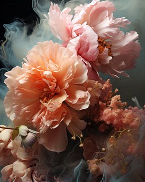 Kleurrijke explosie van bloemen van Carla Van Iersel