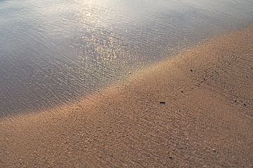 Nasser Sand bei Sonnenaufgang am Mittelmeer 2