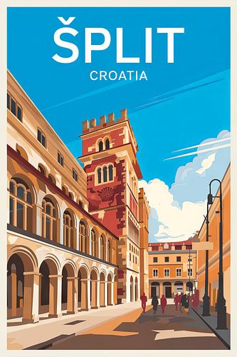 Split, Kroatië.