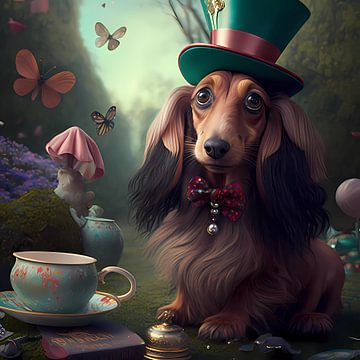 Dachshund in Wonderland