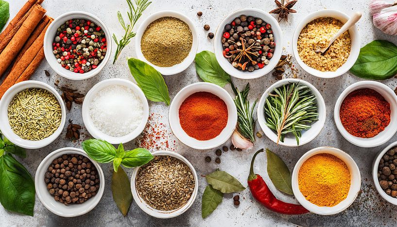 Various spices by Mustafa Kurnaz