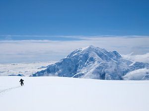 Solo Alpinist voor Mount Foraker van Menno Boermans