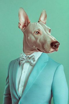 Bull Terrier van Poster Art Shop
